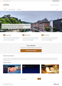 myFirm, a Corporate Theme for Moodle 2.8 myfirm-lg